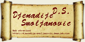 Đenadije Smoljanović vizit kartica